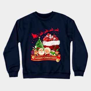 Cute Merry Christmas Crewneck Sweatshirt